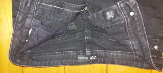 Pantalón corto vaquero negro