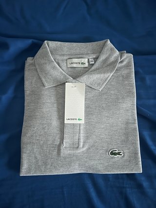 Polo Lacoste Gris Talla 2XL