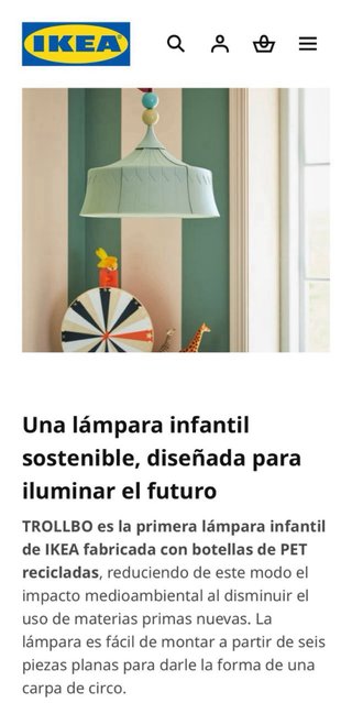 Lámpara de techo infantil IKEA – diseño original