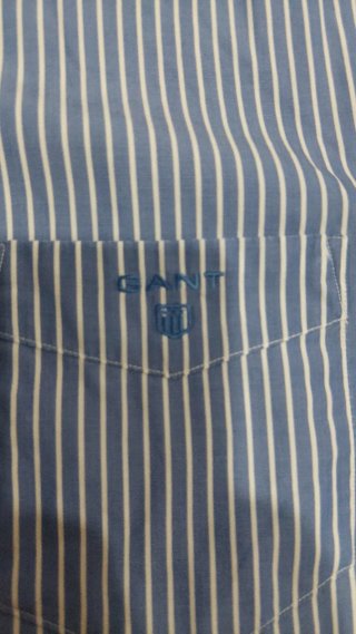 Camicia Gant a righe blu taglia L