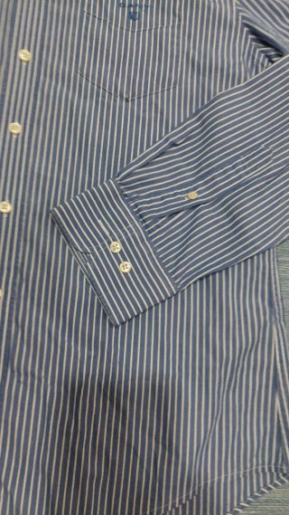Camicia Gant a righe blu taglia L
