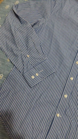 Camicia Gant a righe blu taglia L
