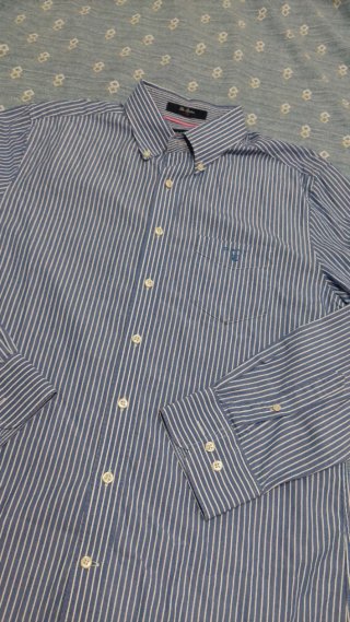 Camicia Gant a righe blu taglia L
