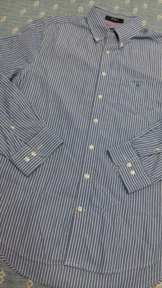 Camicia Gant a righe blu taglia L