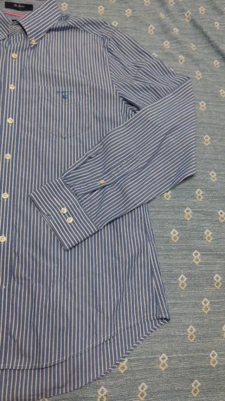 Camicia Gant a righe blu taglia L