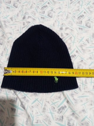 Cappello lana costine blu Polo Ralph Lauren