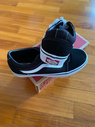 Scarpe Vans Ward nere bianche sneakers donna