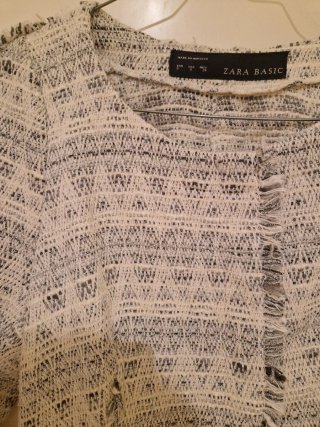 Chaqueta Zara Tweed Estructura talla S