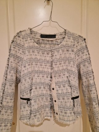 Chaqueta Zara Tweed Estructura talla S