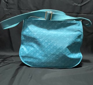 Borsa Gherardini tessuto turchese