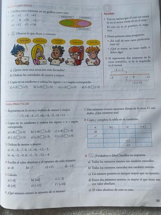 Matemáticas 1 ESO trimestre 1 y 2 Anaya
