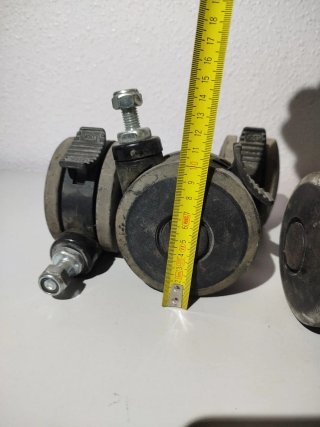 Ruedas Dobles Pivotantes 100mm