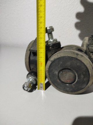 Ruedas Dobles Pivotantes 100mm