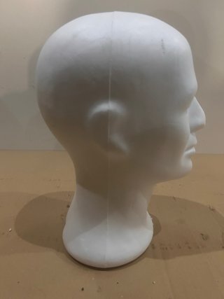 Cabeza Maniquí Expositora Blanca