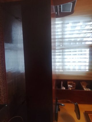 Mesa de despacho de madera de nogal americano maci
