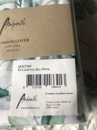 Funda de cojín 40x40 cm Ambiente