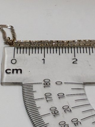 Colgante Tira Oro 18k con Diamantes 0.75 Ct