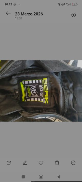 Chaqueta de moto Berik