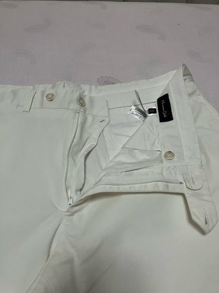 Pantalón Massimo Dutti Blanco Talla 38
