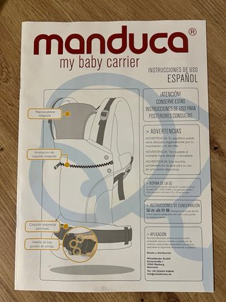 Mochila Portabebés Manduca First HempCotton