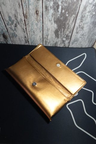 Cartera de mano bronce