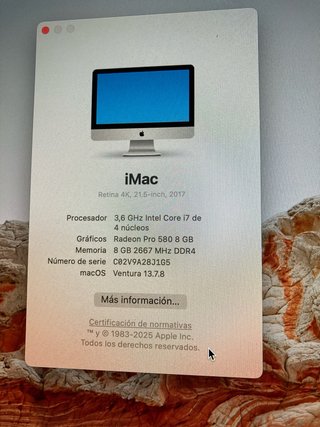 Imac 21,5” Retina 4K i7 2017