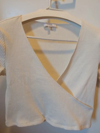 Blusa Fórmula Joven blanca talla M