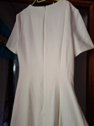 Vestido Blanco Black Halo