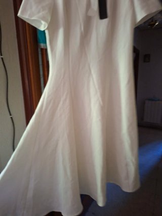 Vestido Blanco Black Halo
