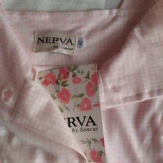 Camisón rosa algodón nuevo tirantes