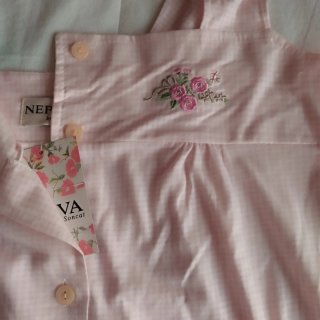 Camisón rosa algodón nuevo tirantes