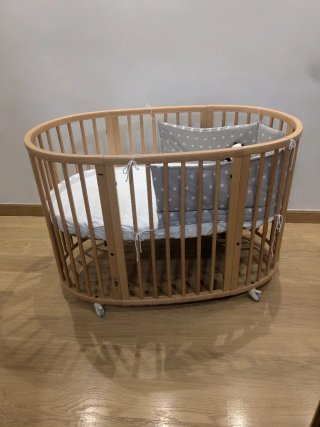 Cuna Stokke Sleepi Ovalada Madera