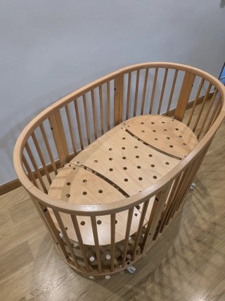 Cuna Stokke Sleepi Ovalada Madera