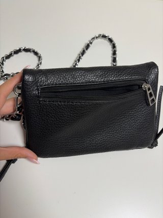 Bolso estilo Zadig & Voltaire negro con tachuelas