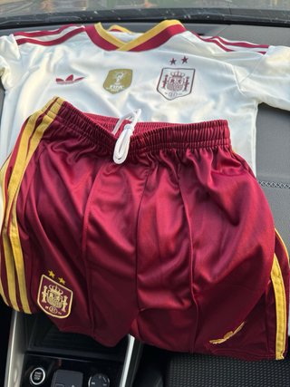 Equipación España Fútbol Infantil Adidas 11-13 año