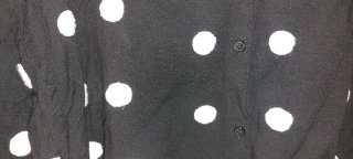 Camisa Zara lunares negros y blancos