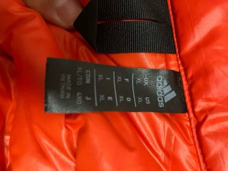 Chubasquero naranja Adidas