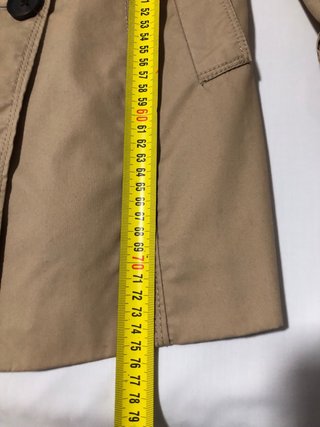 Gabardina Stradivarius Beige Talla M