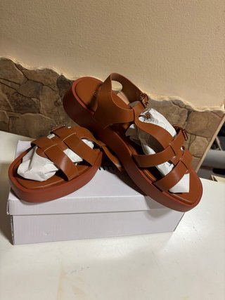 Sandalias Marrones Plataforma