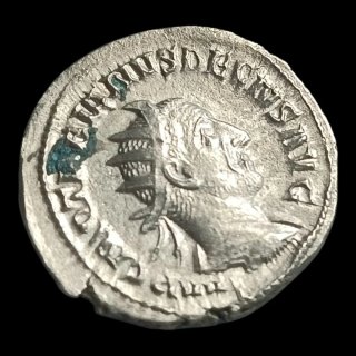 Moneda Romana Trajano Decio Antoniniano