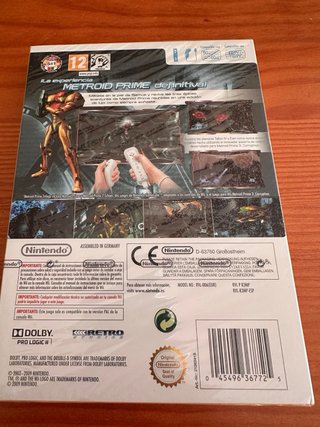 Metroid Prime Trilogy Wii PAL ESP Precintado