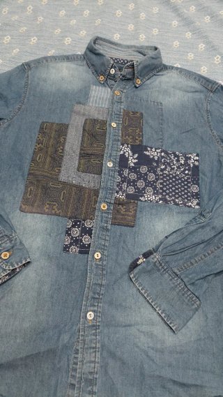 Camicia Desigual Patchwork Taglia M