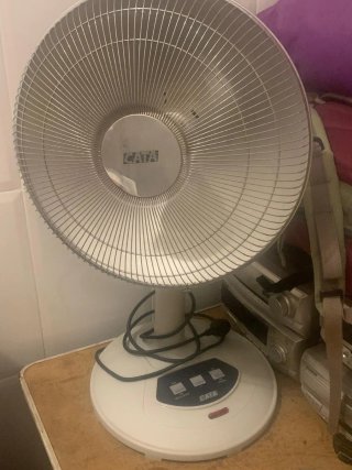 Calefactor CATA se mueve como un ventilador