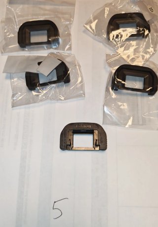 Lote piezas camara Canon 70 60D tapas y cables fle