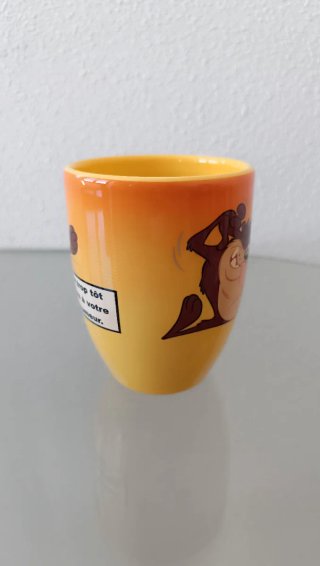 Taza cerámica Taz con frase