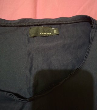 Camiseta sin mangas azul marino