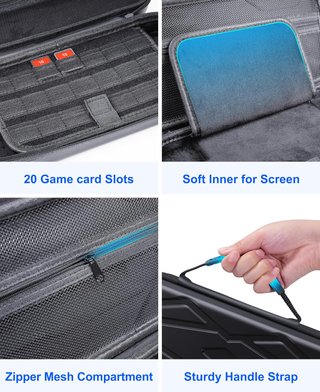 Funda Rígida Negra para Switch 2 / OLED
