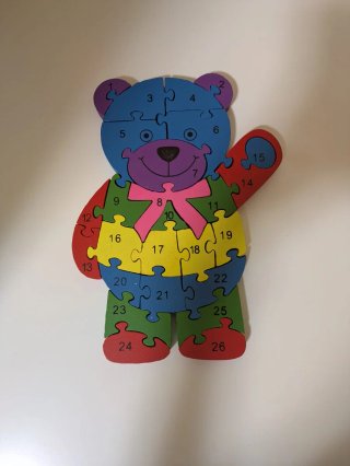 Puzzle Osito de Madera