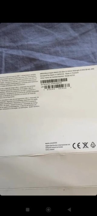 Apple Watch SE 44mm Medianoche Aluminio