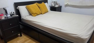 Estructura Cama Malm 140x200 con 4 Cajones